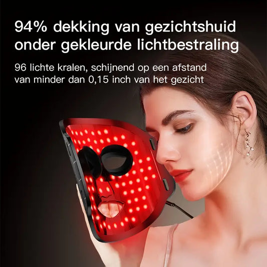 Professioneel 7-Kleuren Lichttherapie Gezichtsmasker